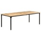 vidaXL Esstisch 220x100x76 cm Raues Mangoholz vidaXL Esstisch 220x100x76 cm Raues Mangoholz