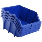 vidaXL Stapelbare Lagerboxen 35 Stk. 218 x 360 x 156 mm Blau vidaXL Stapelbare Lagerboxen 35 Stk. 218 x 360 x 156 mm Blau
