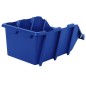 vidaXL Stapelbare Lagerboxen 35 Stk. 218 x 360 x 156 mm Blau vidaXL Stapelbare Lagerboxen 35 Stk. 218 x 360 x 156 mm Blau