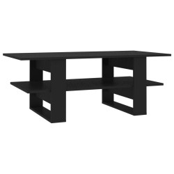 vidaXL Couchtisch Schwarz 110x55x42 cm Holzwerkstoff