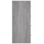 vidaXL Kommode mit 4 Schubladen 60x30,5x71 cm Grau Sonoma vidaXL Kommode mit 4 Schubladen 60x30,5x71 cm Grau Sonoma