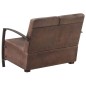 vidaXL 2-Sitzer-Sofa Braun Echtleder vidaXL 2-Sitzer-Sofa Braun Echtleder