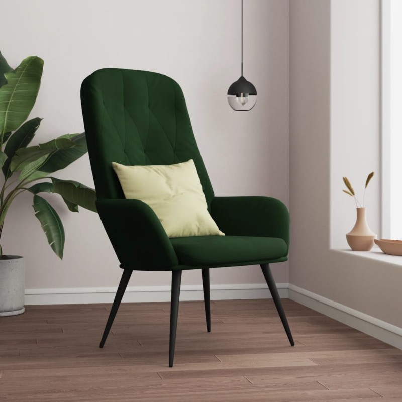 vidaXL Relaxsessel Dunkelgrün Samt vidaXL Relaxsessel Dunkelgrün Samt