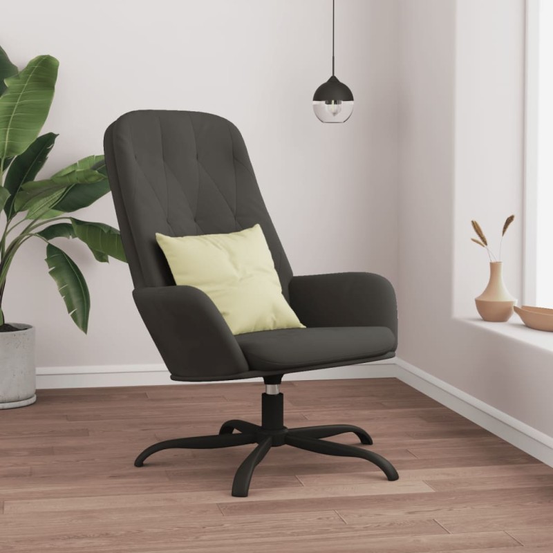 vidaXL Relaxsessel Dunkelgrau Samt vidaXL Relaxsessel Dunkelgrau Samt