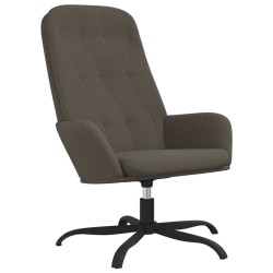 vidaXL Relaxsessel Dunkelgrau Samt