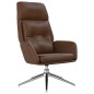 vidaXL Relaxsessel Braun Echtleder vidaXL Relaxsessel Braun Echtleder