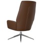 vidaXL Relaxsessel Braun Echtleder vidaXL Relaxsessel Braun Echtleder