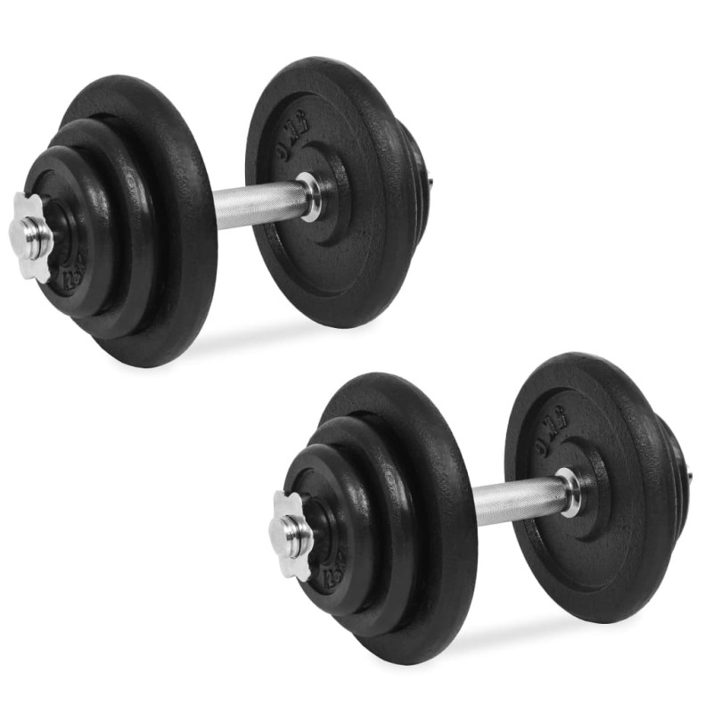 vidaXL Hantelset 18-tlg. 40 kg Gusseisen vidaXL Hantelset 18-tlg. 40 kg Gusseisen