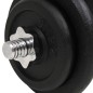 vidaXL Hantelset 18-tlg. 40 kg Gusseisen vidaXL Hantelset 18-tlg. 40 kg Gusseisen
