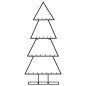 vidaXL Metall-Weihnachtsbaum für Dekorationen Schwarz 125 cm vidaXL Metall-Weihnachtsbaum für Dekorationen Schwarz 125 cm