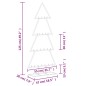 vidaXL Metall-Weihnachtsbaum für Dekorationen Schwarz 125 cm vidaXL Metall-Weihnachtsbaum für Dekorationen Schwarz 125 cm