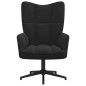 vidaXL Relaxsessel Schwarz Samt vidaXL Relaxsessel Schwarz Samt