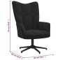 vidaXL Relaxsessel Schwarz Samt vidaXL Relaxsessel Schwarz Samt