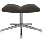 vidaXL Relaxsessel mit Hocker Dunkelgrau Samt vidaXL Relaxsessel mit Hocker Dunkelgrau Samt
