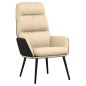 vidaXL Relaxsessel Creme Stoff vidaXL Relaxsessel Creme Stoff