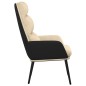 vidaXL Relaxsessel Creme Stoff vidaXL Relaxsessel Creme Stoff
