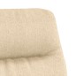vidaXL Relaxsessel Creme Stoff vidaXL Relaxsessel Creme Stoff