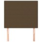 vidaXL Kopfteile 2 Stk. Dunkelbraun 100x5x78/88 cm Stoff vidaXL Kopfteile 2 Stk. Dunkelbraun 100x5x78/88 cm Stoff