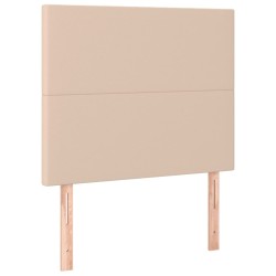 vidaXL Kopfteile 2 Stk. Cappuccino-Braun 90x5x78/88 cm Kunstleder