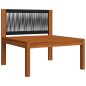 vidaXL 4-tlg. Garten-Lounge-Set mit Kissen Cremeweiß Massivholz Akazie vidaXL 4-tlg. Garten-Lounge-Set mit Kissen Cremeweiß Massivholz Akazie