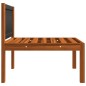 vidaXL 4-tlg. Garten-Lounge-Set mit Kissen Cremeweiß Massivholz Akazie vidaXL 4-tlg. Garten-Lounge-Set mit Kissen Cremeweiß Massivholz Akazie