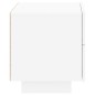 vidaXL Nachttisch mit LED-Leuchten Weiß 70x36x40,5 cm vidaXL Nachttisch mit LED-Leuchten Weiß 70x36x40,5 cm