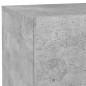 vidaXL Nachttisch mit LED-Leuchten Betongrau 70x36x40,5 cm vidaXL Nachttisch mit LED-Leuchten Betongrau 70x36x40,5 cm