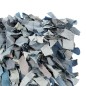 vidaXL Kissen Denim Hochflor Blau 60 x 60 cm Leder und Baumwolle vidaXL Kissen Denim Hochflor Blau 60 x 60 cm Leder und Baumwolle