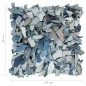 vidaXL Kissen Denim Hochflor Blau 60 x 60 cm Leder und Baumwolle vidaXL Kissen Denim Hochflor Blau 60 x 60 cm Leder und Baumwolle