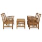 4-tlg. Garten-Lounge-Set Massivholz Akazie 4-tlg. Garten-Lounge-Set Massivholz Akazie