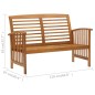4-tlg. Garten-Lounge-Set Massivholz Akazie 4-tlg. Garten-Lounge-Set Massivholz Akazie
