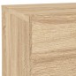 vidaXL Nachttisch mit LED-Leuchten Sonoma-Eiche 70x36x40,5 cm vidaXL Nachttisch mit LED-Leuchten Sonoma-Eiche 70x36x40,5 cm