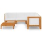 vidaXL 6-tlg. Garten-Lounge-Set mit Kissen Massivholz Akazie vidaXL 6-tlg. Garten-Lounge-Set mit Kissen Massivholz Akazie