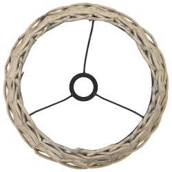 vidaXL Lampenschirm Korbweide 38 x 23 cm Natur