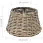 vidaXL Lampenschirm Korbweide 38 x 23 cm Natur vidaXL Lampenschirm Korbweide 38 x 23 cm Natur