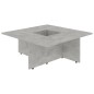 vidaXL Couchtisch Betongrau 79,5x79,5x30 cm Holzwerkstoff vidaXL Couchtisch Betongrau 79,5x79,5x30 cm Holzwerkstoff