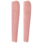 vidaXL Kopfteil mit Ohren Rosa 147x23x118/128 cm Samt