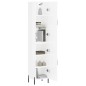 Highboard Hochglanz-Weiß 34,5x34x180 cm Holzwerkstoff Highboard Hochglanz-Weiß 34,5x34x180 cm Holzwerkstoff