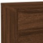 vidaXL Nachttisch mit LED-Leuchten Braun Eichen-Optik 70x36x40,5 cm vidaXL Nachttisch mit LED-Leuchten Braun Eichen-Optik 70x36x40,5 cm