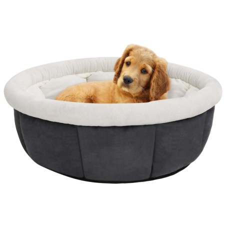 vidaXL Hundebett 50x50x22 cm Grau