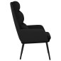 vidaXL Relaxsessel Schwarz Stoff vidaXL Relaxsessel Schwarz Stoff