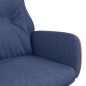 vidaXL Relaxsessel Blau Stoff und PVC vidaXL Relaxsessel Blau Stoff und PVC