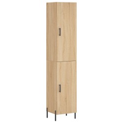 Highboard Sonoma-Eiche 34,5x34x180 cm Holzwerkstoff