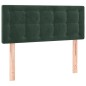 vidaXL Boxspringbett mit Matratze Dunkelgrün 90x190 cm Samt vidaXL Boxspringbett mit Matratze Dunkelgrün 90x190 cm Samt