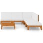 vidaXL 6-tlg. Garten-Lounge-Set mit Kissen Massivholz Akazie vidaXL 6-tlg. Garten-Lounge-Set mit Kissen Massivholz Akazie