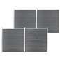 Gartenzaun WPC 699x186 cm Grau Gartenzaun WPC 699x186 cm Grau