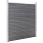 Gartenzaun WPC 699x186 cm Grau Gartenzaun WPC 699x186 cm Grau