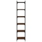 vidaXL Bücherregal 6 Böden Braun Eiche-Optik 40x30x188cm Holzwerkstoff vidaXL Bücherregal 6 Böden Braun Eiche-Optik 40x30x188cm Holzwerkstoff