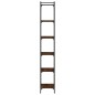 vidaXL Bücherregal 6 Böden Braun Eiche-Optik 40x30x188cm Holzwerkstoff vidaXL Bücherregal 6 Böden Braun Eiche-Optik 40x30x188cm Holzwerkstoff