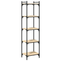 vidaXL Bücherregal 5 Böden Sonoma-Eiche 40x30x154 cm Holzwerkstoff